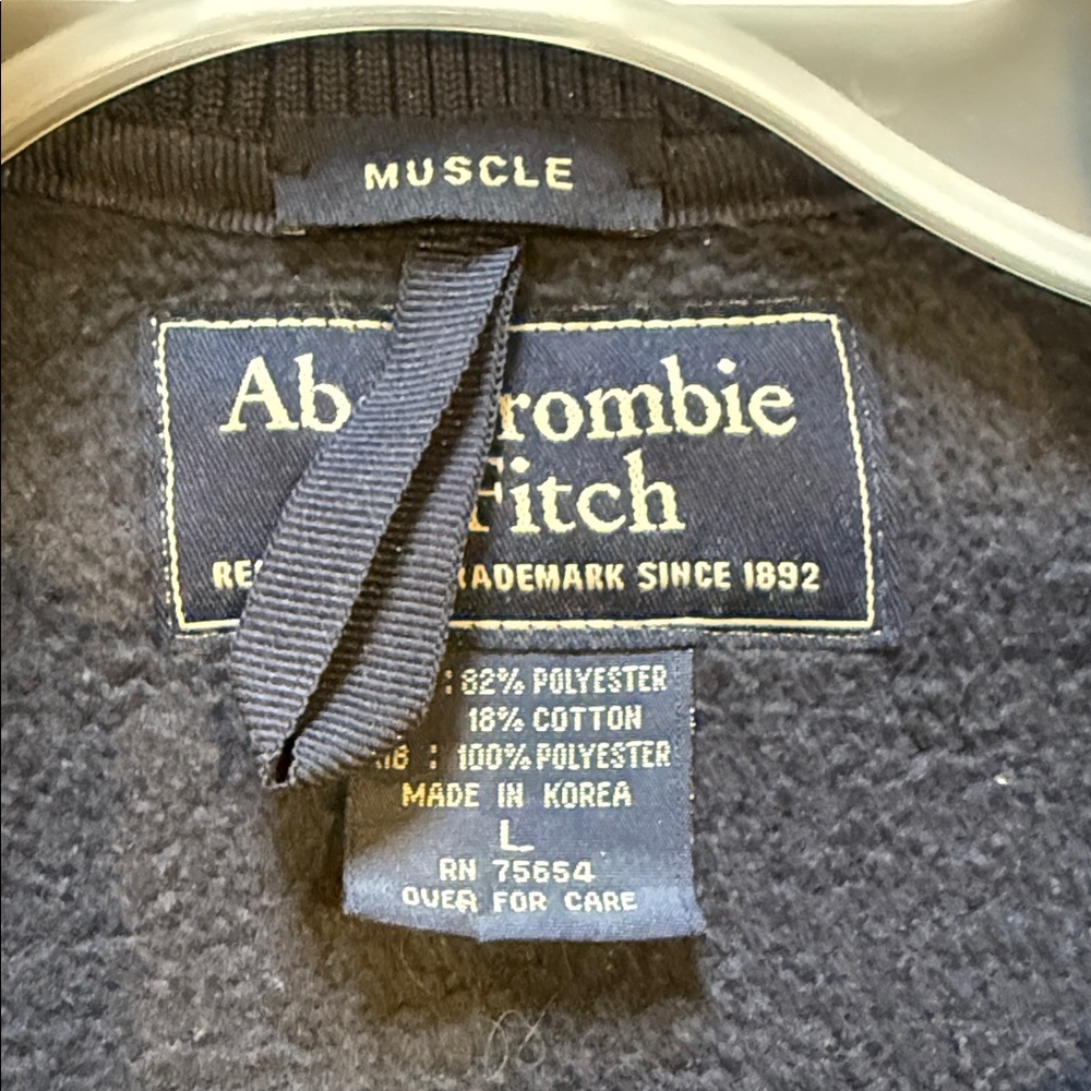 Abercrombie & Fitch Navy Performance Jacket - Picture 11 of 12